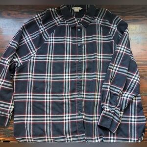 H&M L.O.G.G. Plaid Flannel Shirt (Size 12)